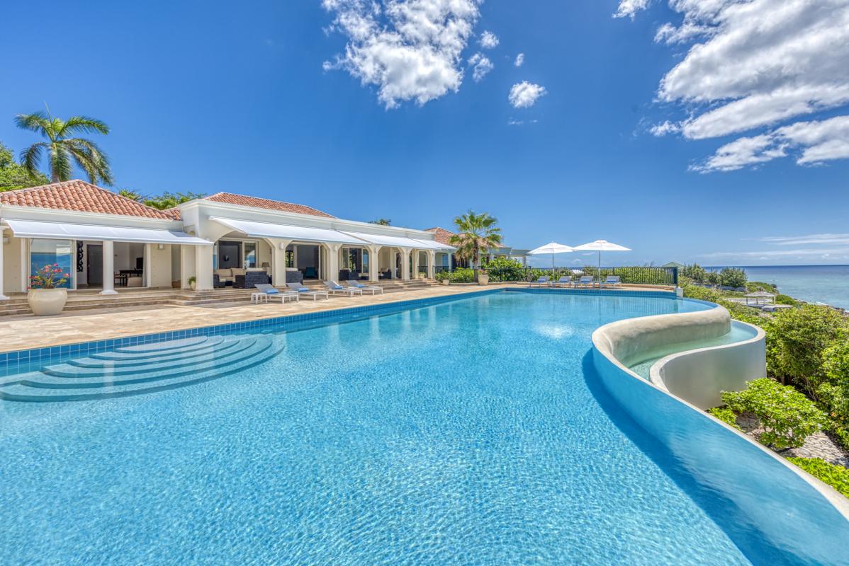 5 Location villa piscine vue mer Terres Basses Saint Martin_piscine villa
